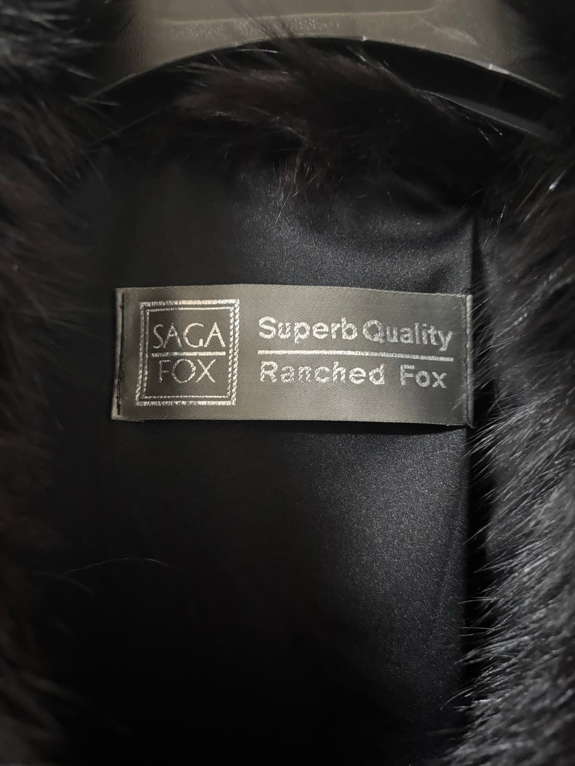 사가폭스 블랙 폭스퍼 자켓 상품이미지3