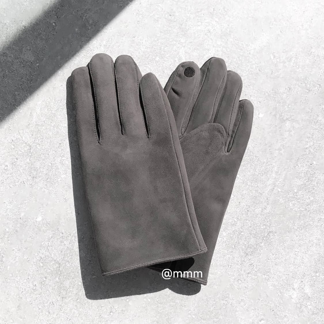 [Unisex] 스마트터치 가죽 장갑 스웨이드 상품이미지9