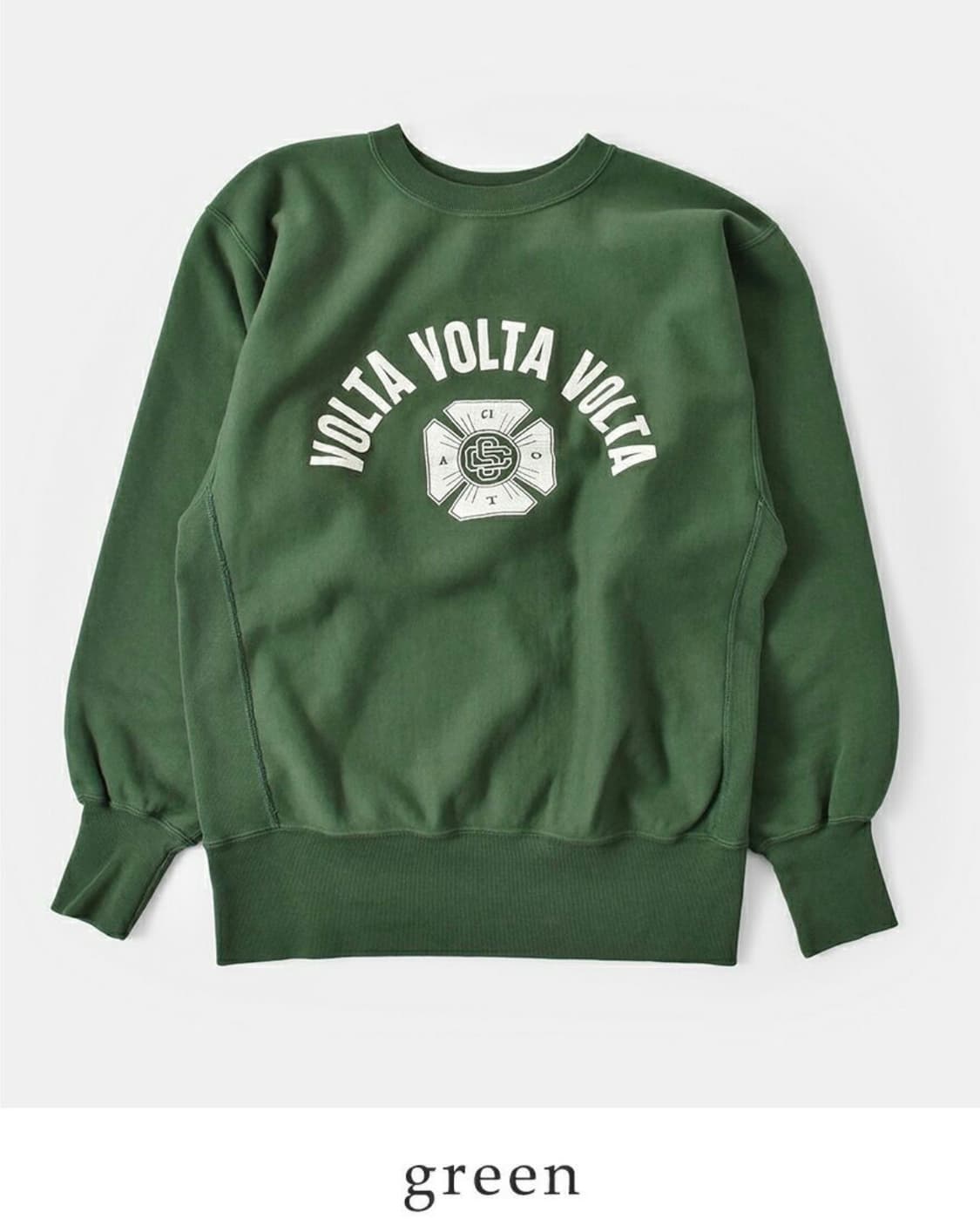 [6] 시오타 CIOTA Printed Sweatshirt (GREEN) 상품이미지4