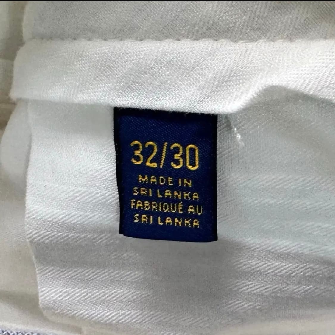 폴로 화이트 린넨 트라우저 팬츠 상품이미지5