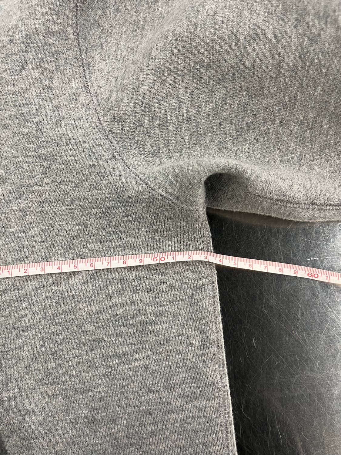 베이프 컬리지 기모 후드 그레이 M  상품이미지6