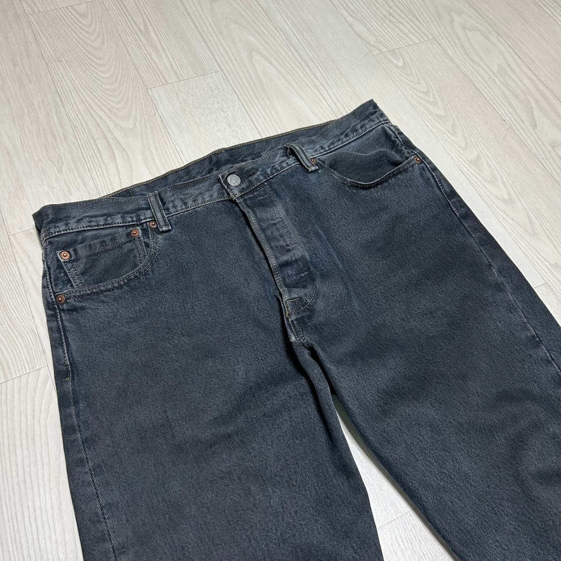 [36] 00s 리바이스 501 흑청 데님 상품이미지1