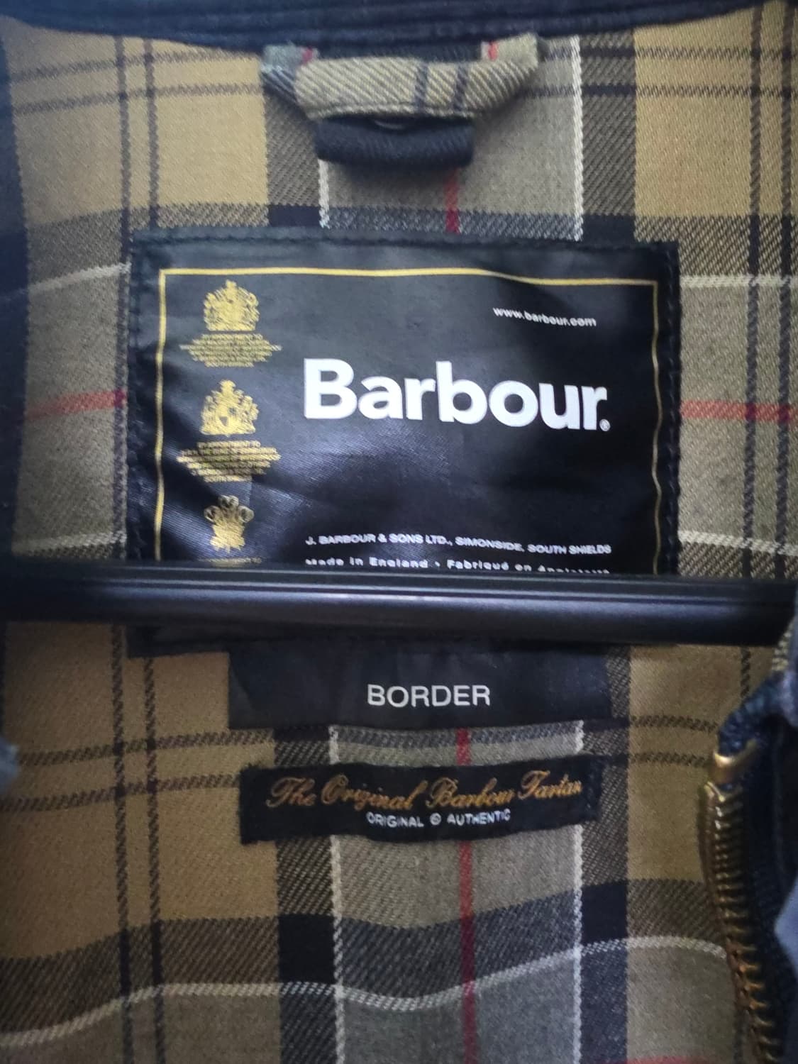 barbour 바버 보더 [40] 논왁스 국내 XL 네이비 상품이미지4