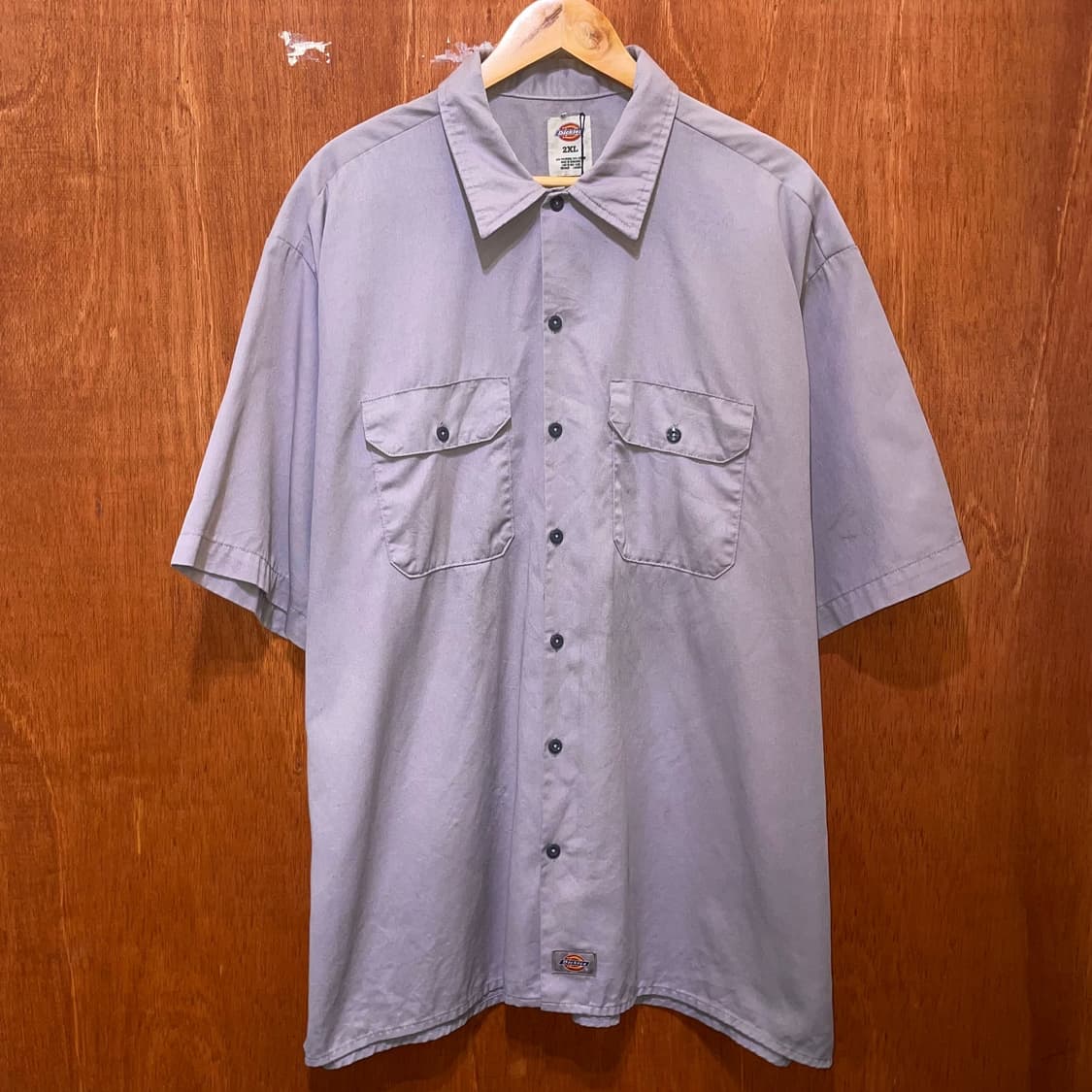 (2XL) Dickies 디키즈 반팔 워크 셔츠 그레이 상품이미지1