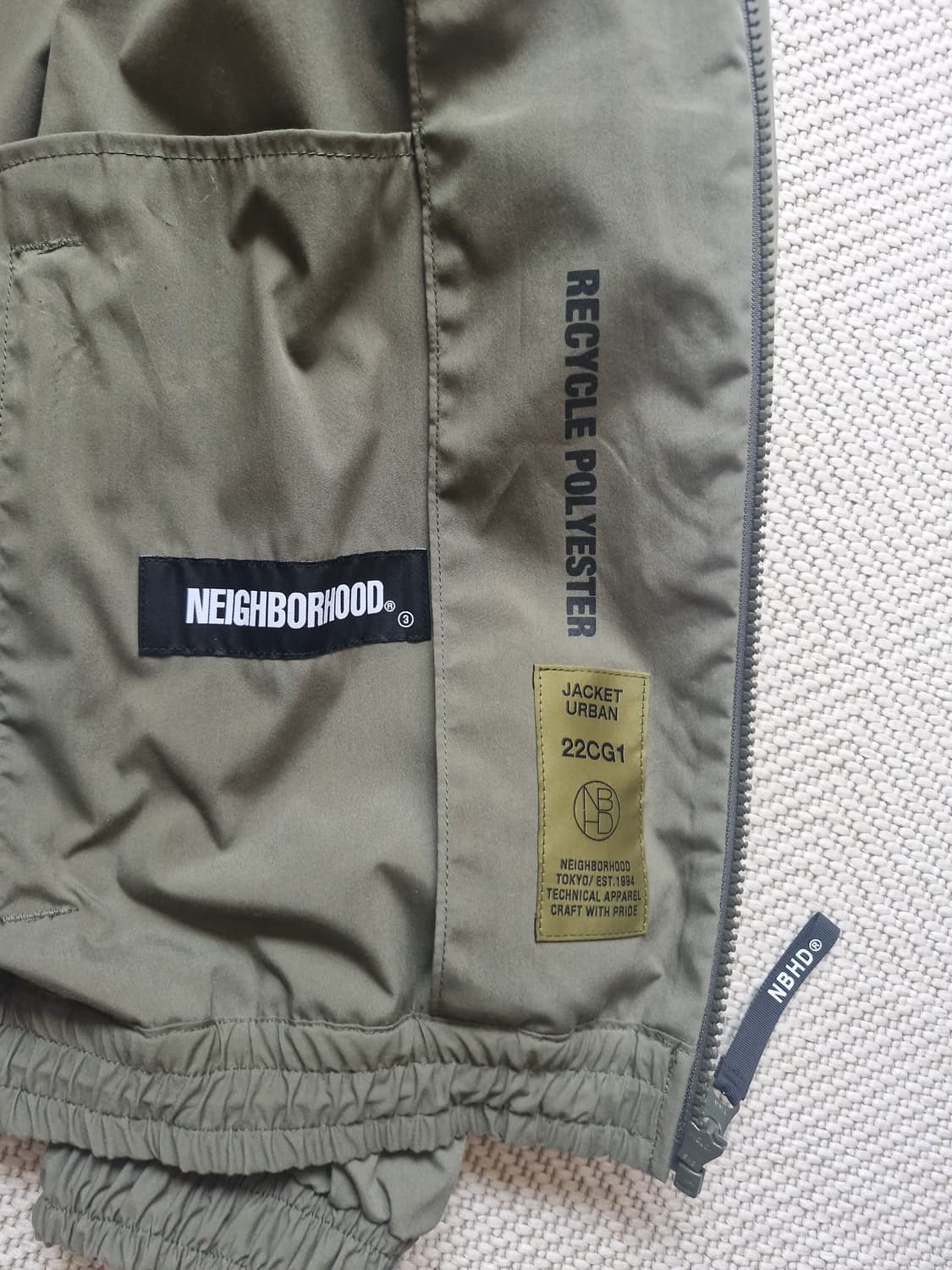 네이버후드 폴리 스탠드 자켓 M 샘플 상품이미지5