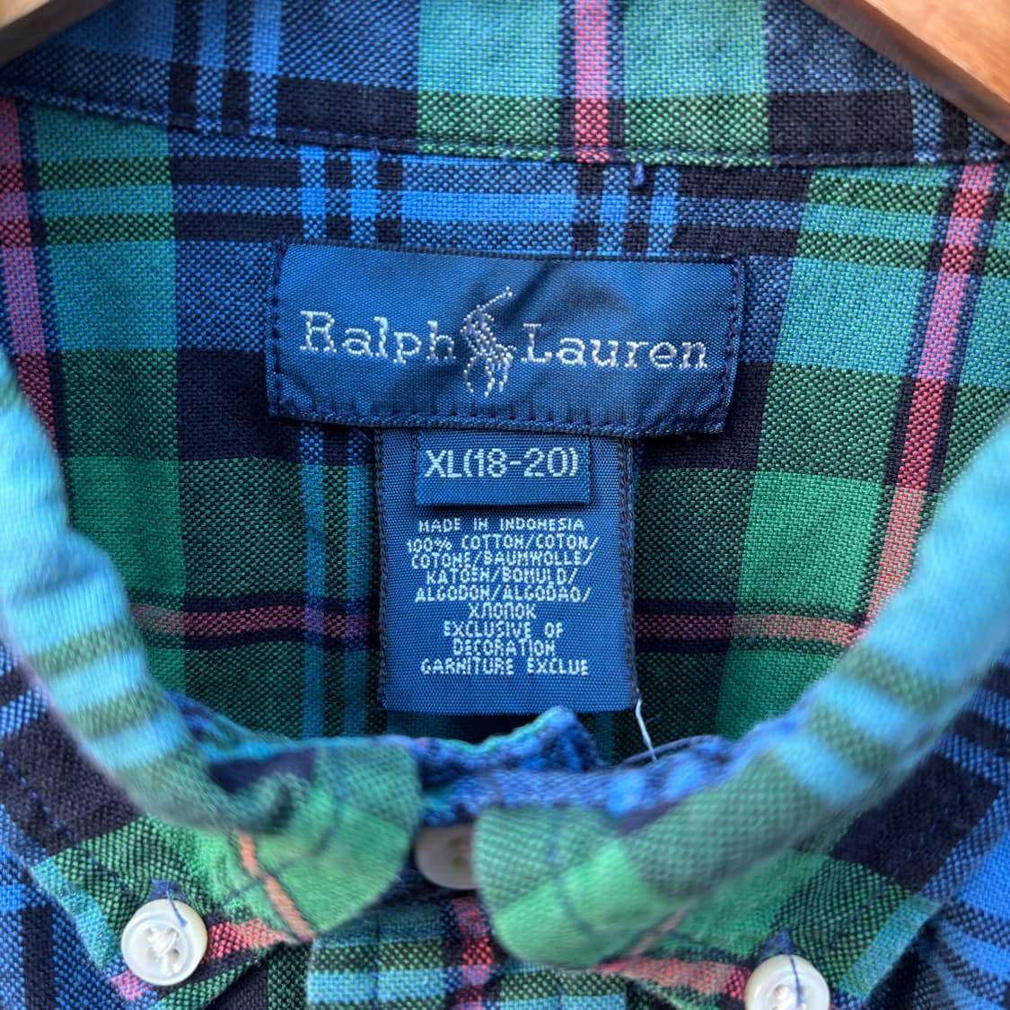 Polo 폴로 체크 셔츠 상품이미지3