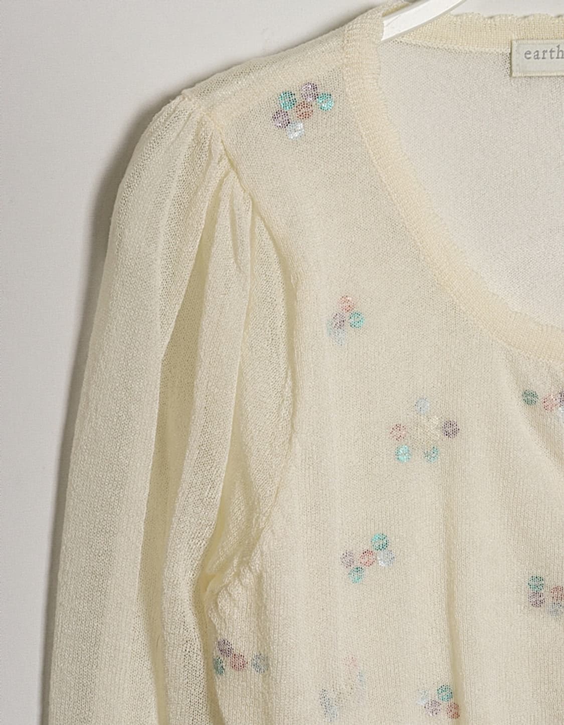 earth nusic&ecology Seethrough Cardigan 상품이미지3