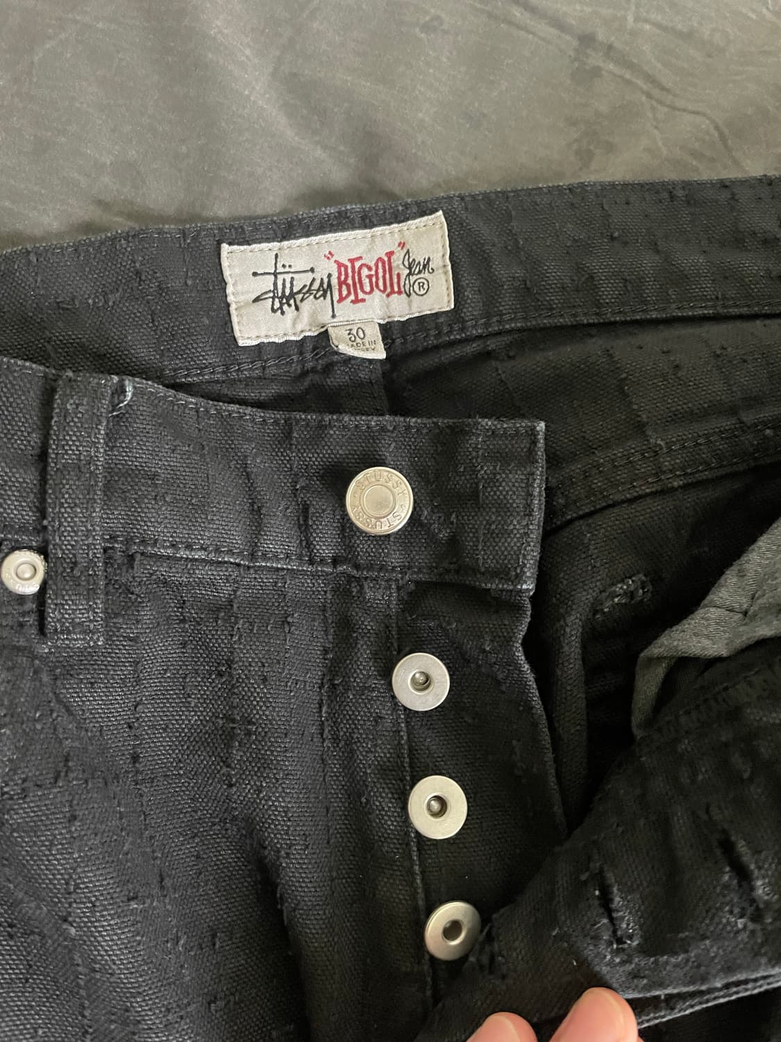 Stussy Big OL' Jean Canvas Needlepunch 상품이미지4