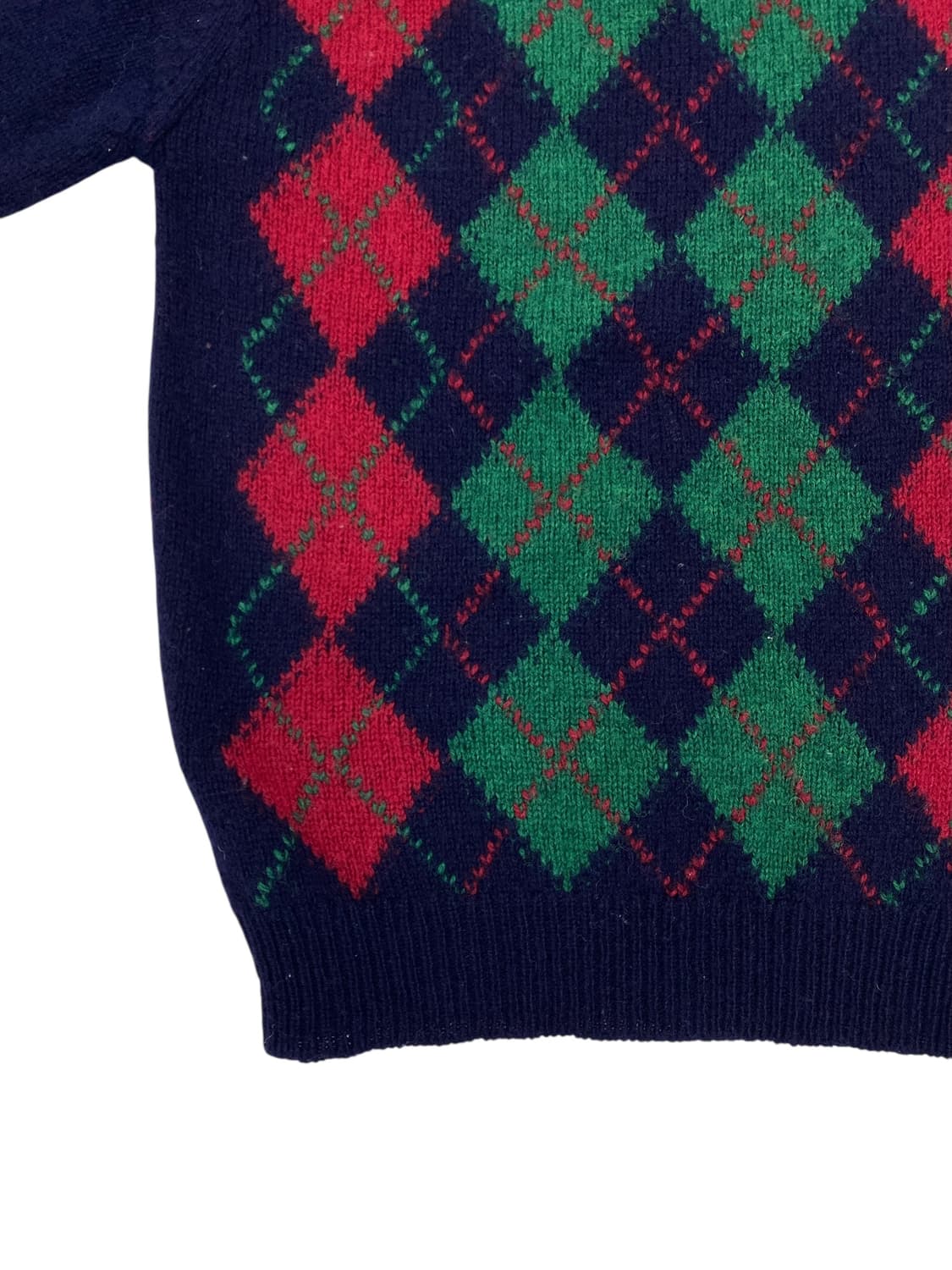80‘s 브룩스 브라더스 셔틀랜드 울 아가일 스웨터 상품이미지4