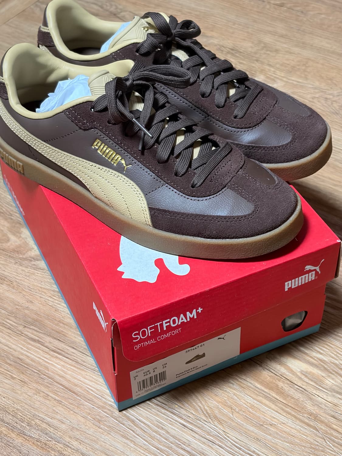 푸마(퓨마) / 클럽 2 에라 에스프레소 브라운 샌드 듄 / 260 상품이미지4