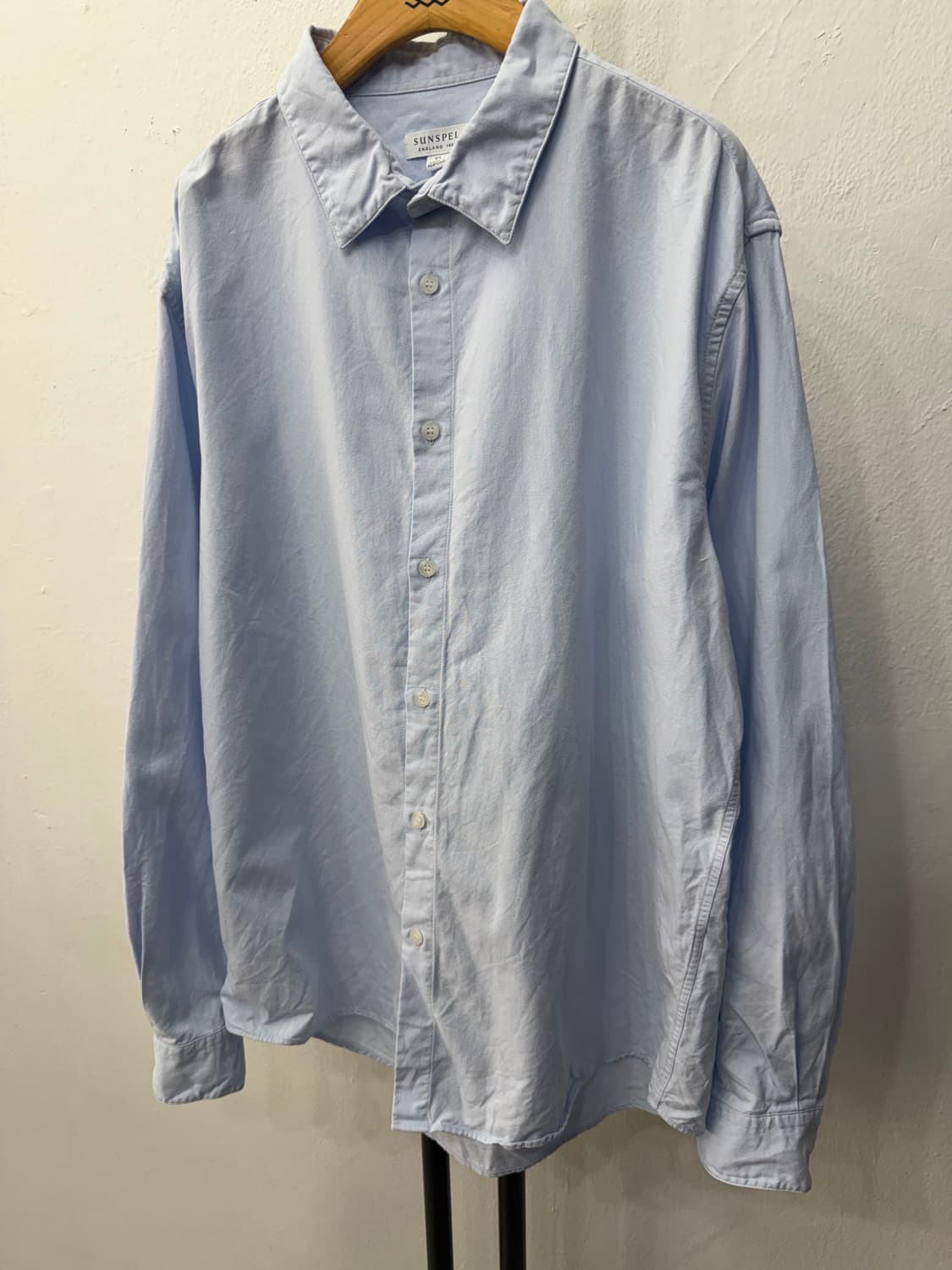 매장판정품) sunspel 선스펠 23ss 남성  셔츠 XL 상품이미지3