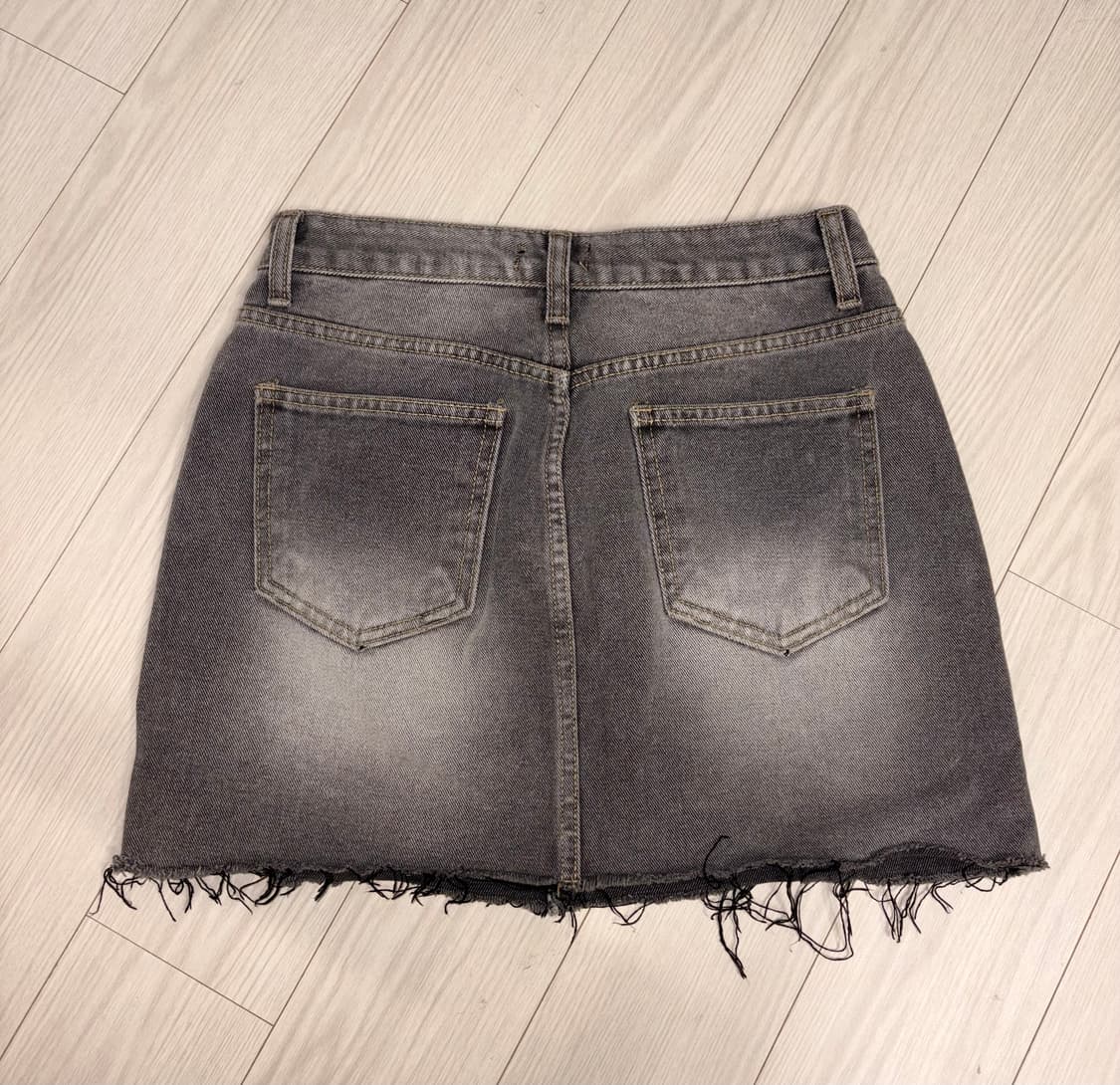 데미지 데님 스커트 상품이미지2