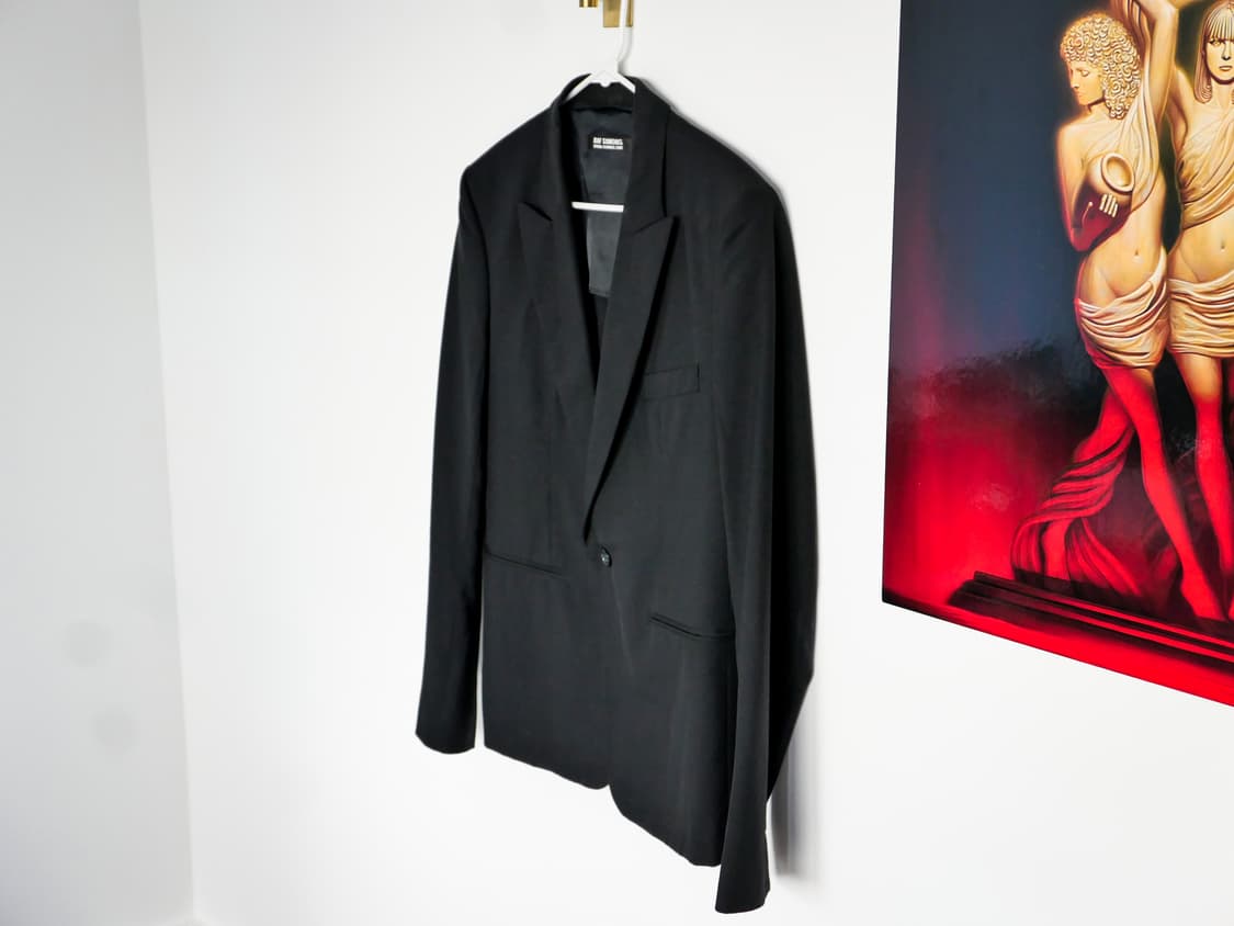 라프시몬스 07SS 피크드 라펠 블레이저 상품이미지2