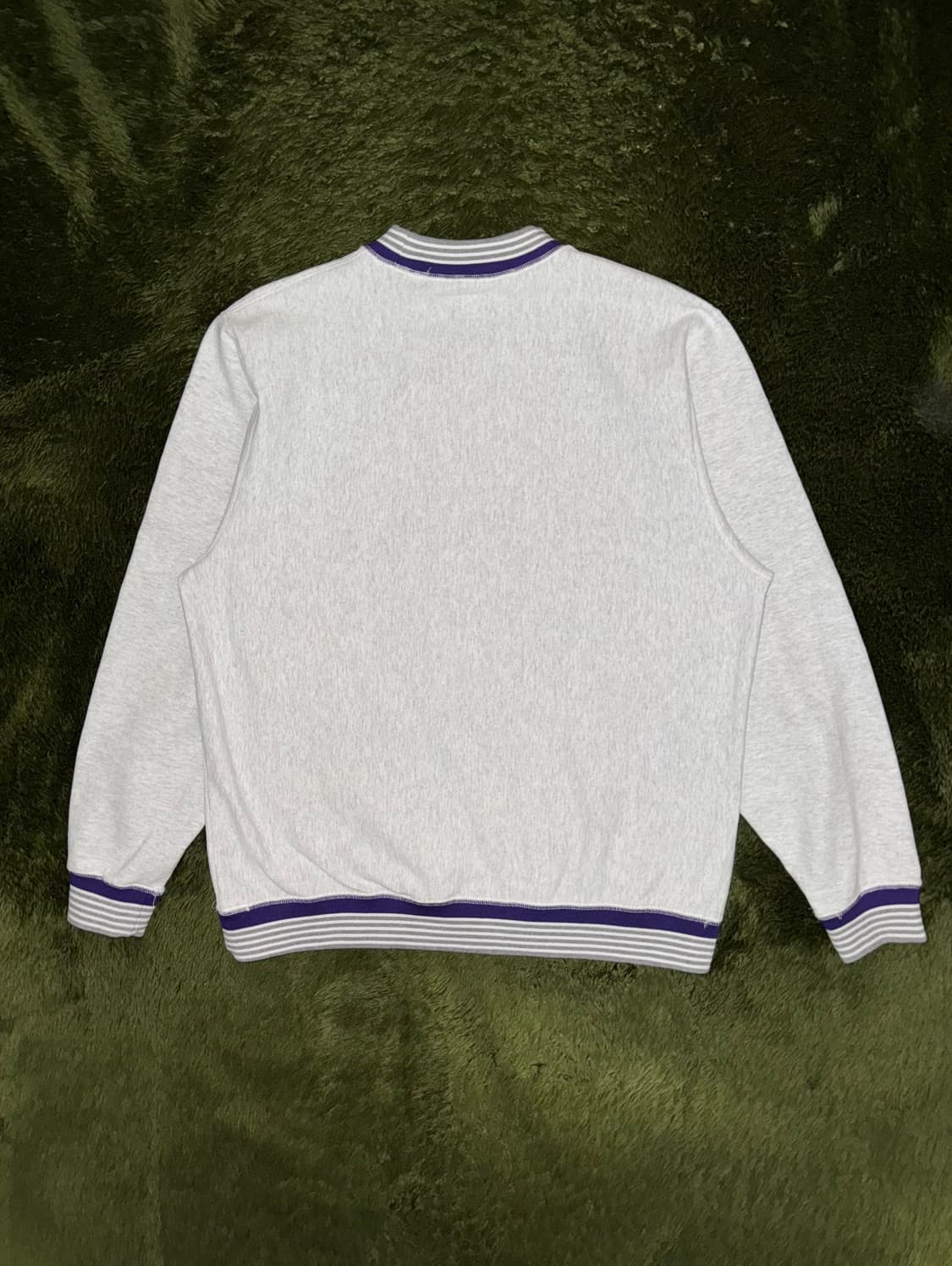 [XXL] NOAH 노아 엠브로이더리 스트라이프 립 크루넥 스웻 상품이미지8