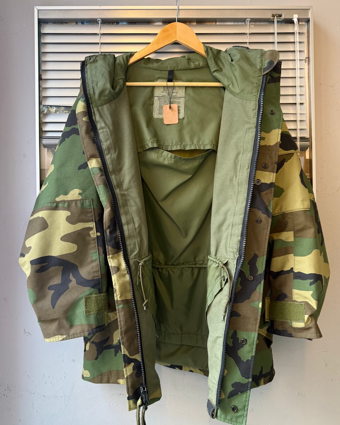 Original US ARMY 1세대 우드랜드 고어텍스 파카 상품이미지5