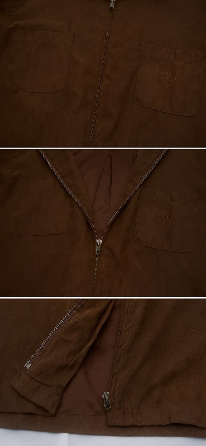 MCM 오리지널 벨벳 스웨이드 집업 셔츠 자켓 (95-100) 상품이미지8