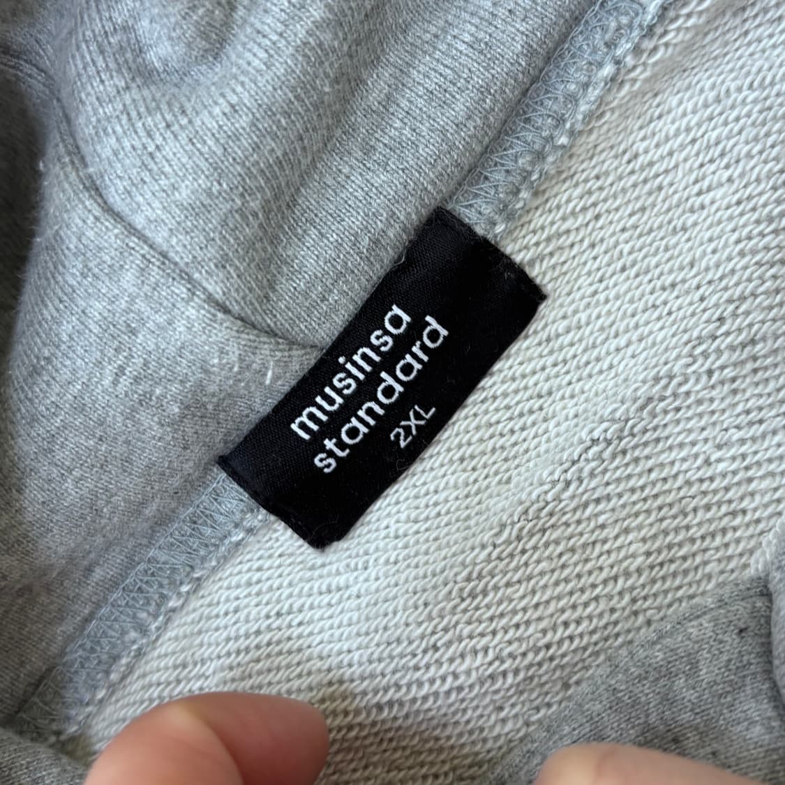 2XL 무신사 스탠다드 후드 티셔츠 0304E 상품이미지3