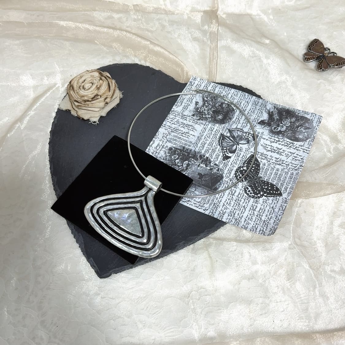 빈티지 에스닉 메탈 초커 목걸이 상품이미지2