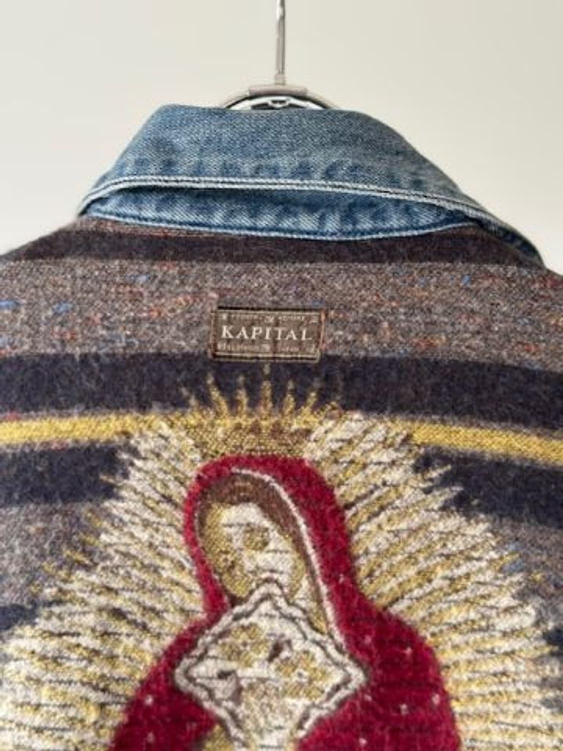 캐피탈 11.5온즈 데님 마리아 집 업 워크 자켓 인디고 상품이미지3