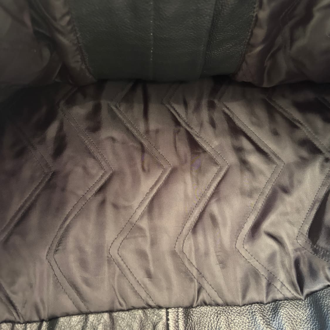 올드갭 소가죽 블랙 레더 자켓  상품이미지6