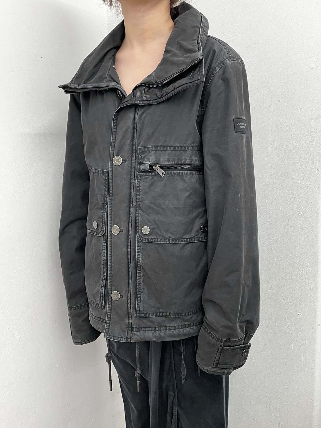 ck 버튼 포켓 디테일 자켓  상품이미지3