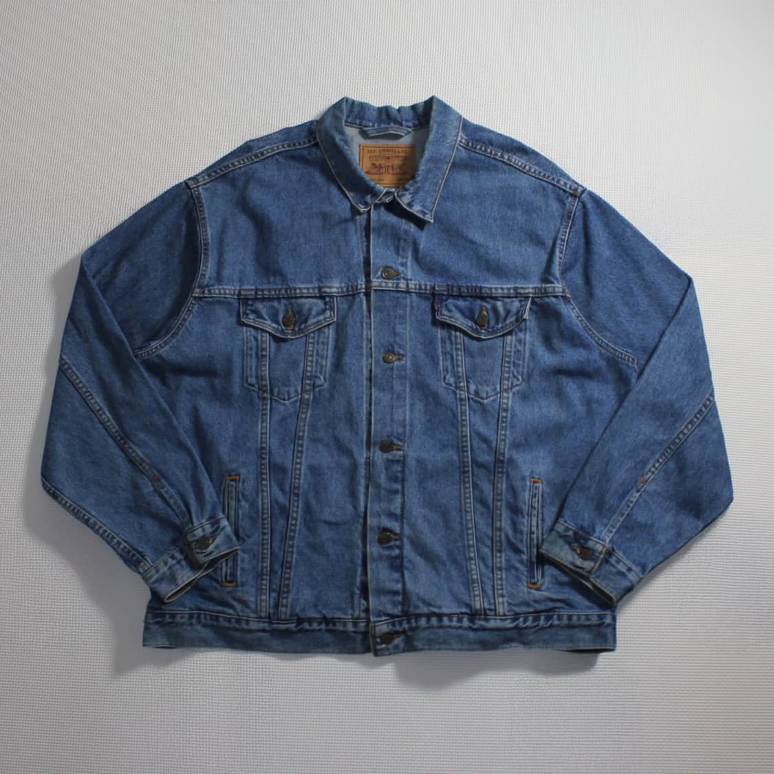 90's Levi’s 리바이스 USA 데님 트러커 자켓 L030 상품이미지1