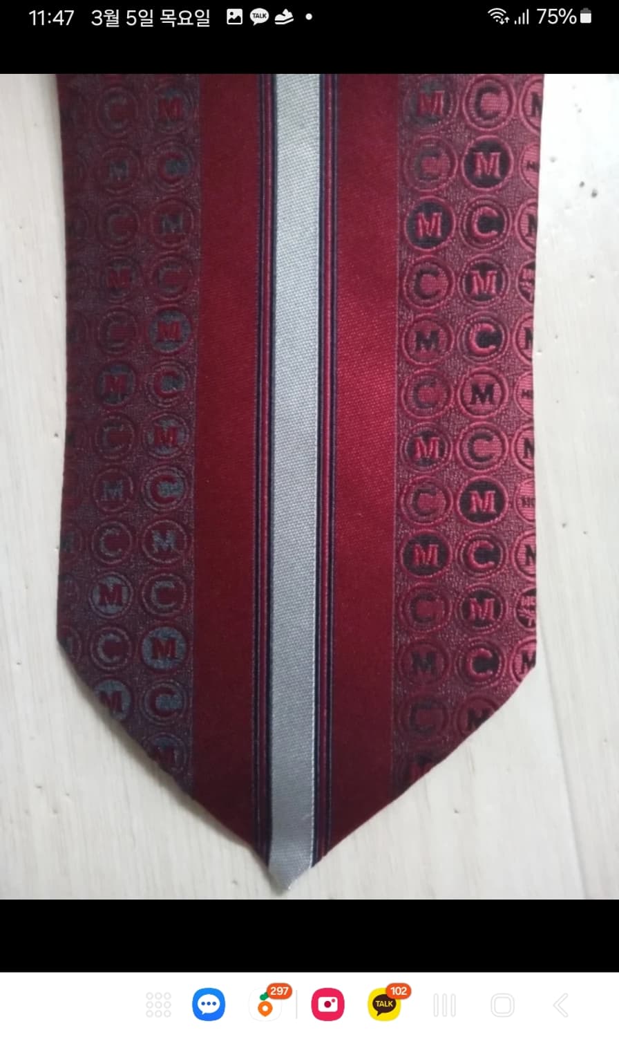Mcm파티스 넥타이 상품이미지2