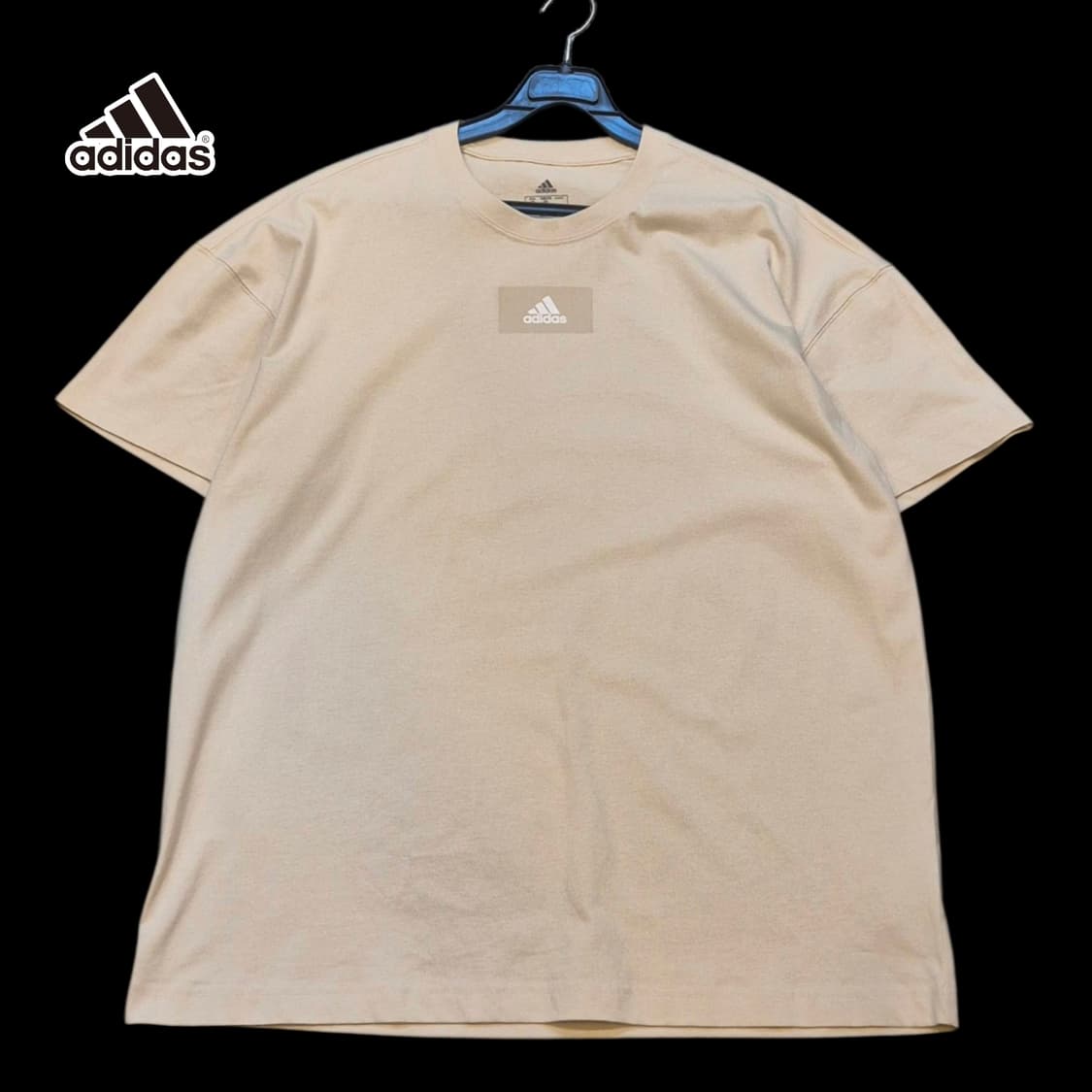 2XL 아디다스 베이지 반팔티셔츠  상품이미지1
