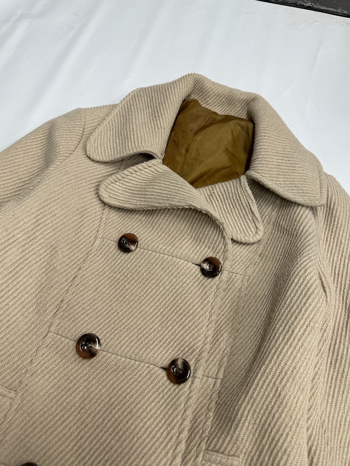 🤎 아이보리 버튼 반코트 🤎 라떼갸루 일본 빈티지 고갸루 상품이미지4