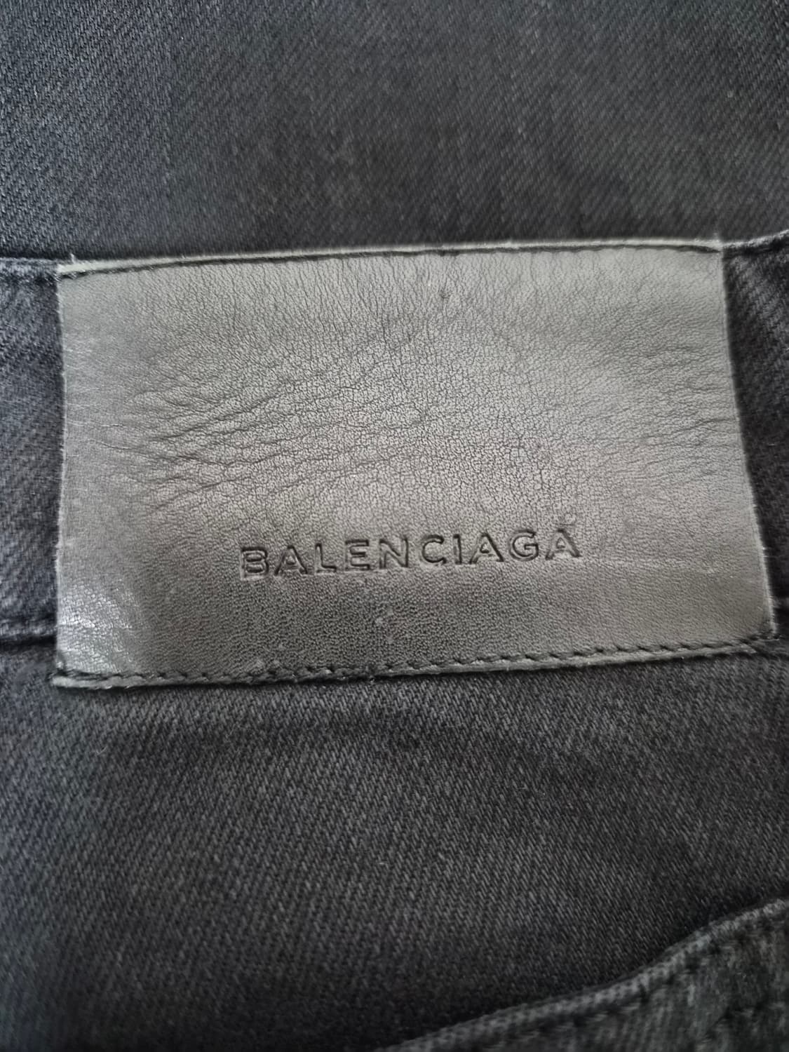 발렌시아가Balenciaga 블랙 데님 팬츠 36사이즈 P-31 상품이미지4