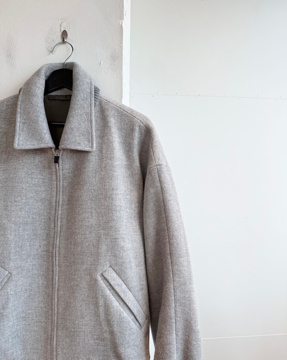 피어 오브 갓 x 에르메네질도 제냐 그레이 울 쇼트 자켓  상품이미지5