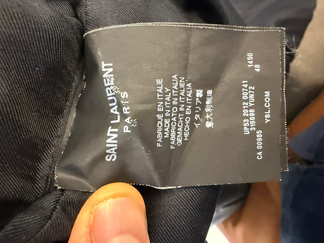 생로랑 그레이 글렌체크 셋업 48사이즈 상품이미지6