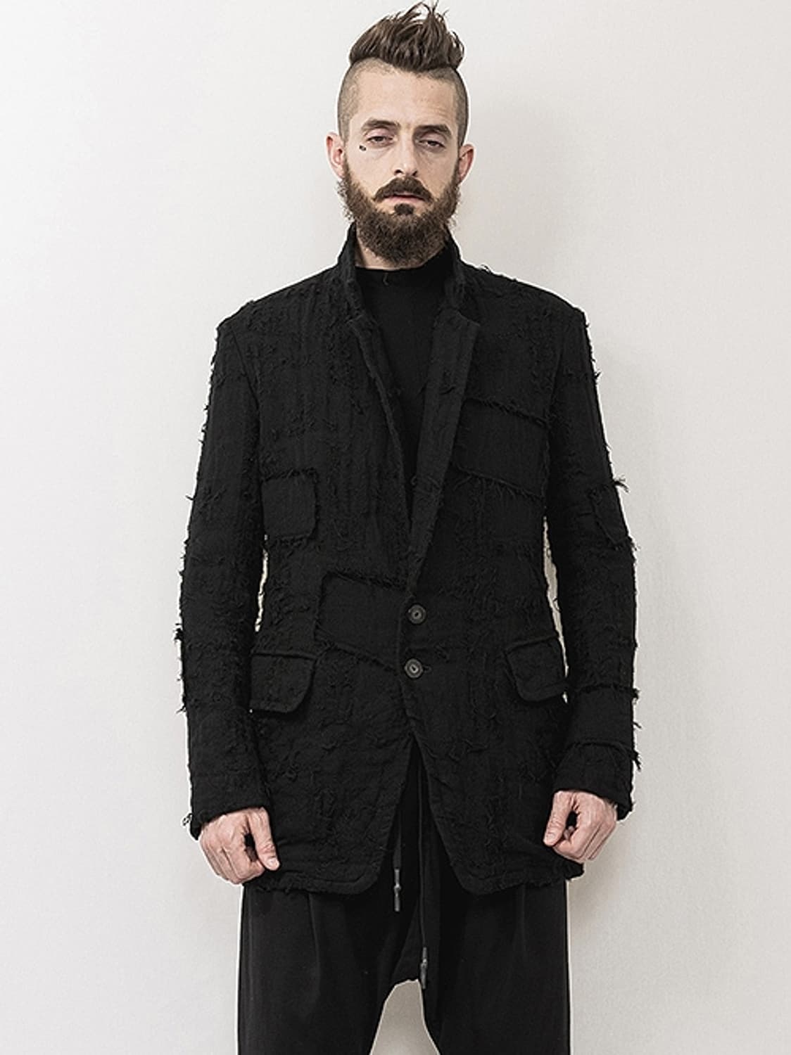 nude:masahiko maruyama 그런지 패치 블레이져 1사이즈 상품이미지9