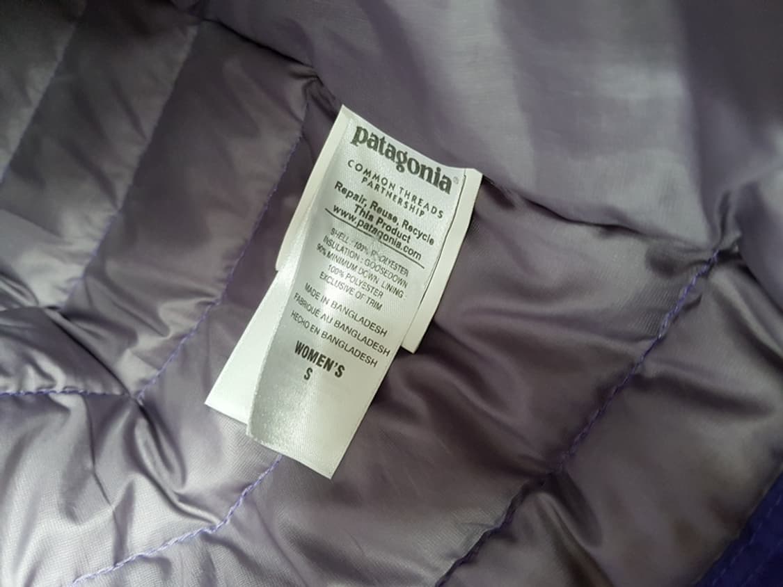 파타고니아 경량 패딩 점퍼 여성66 (정품)구스 슬림 상품이미지4