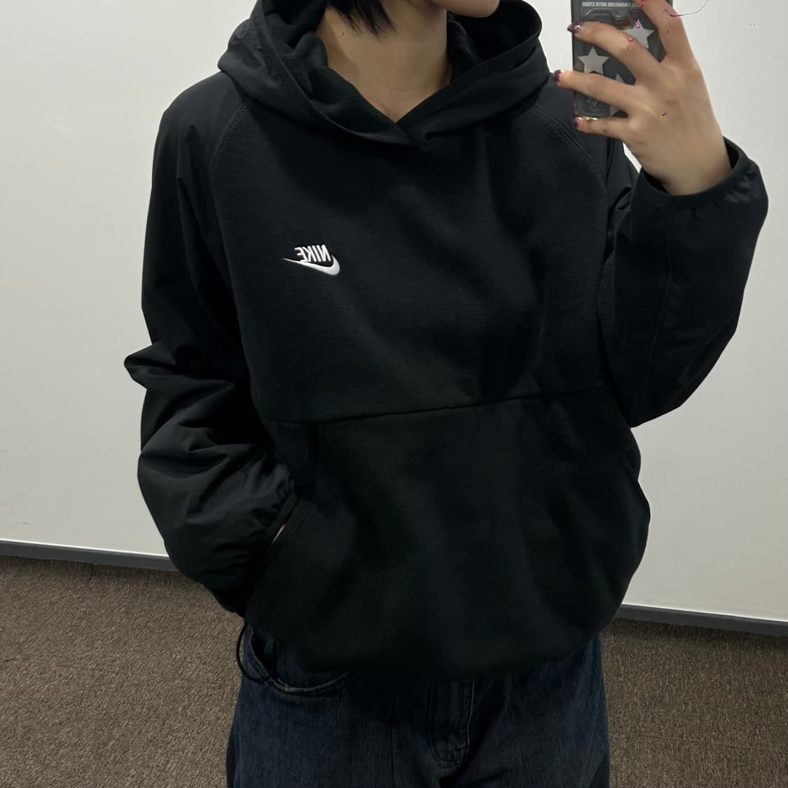 Nike 나이키 블랙 아노락 후드티 상품이미지2