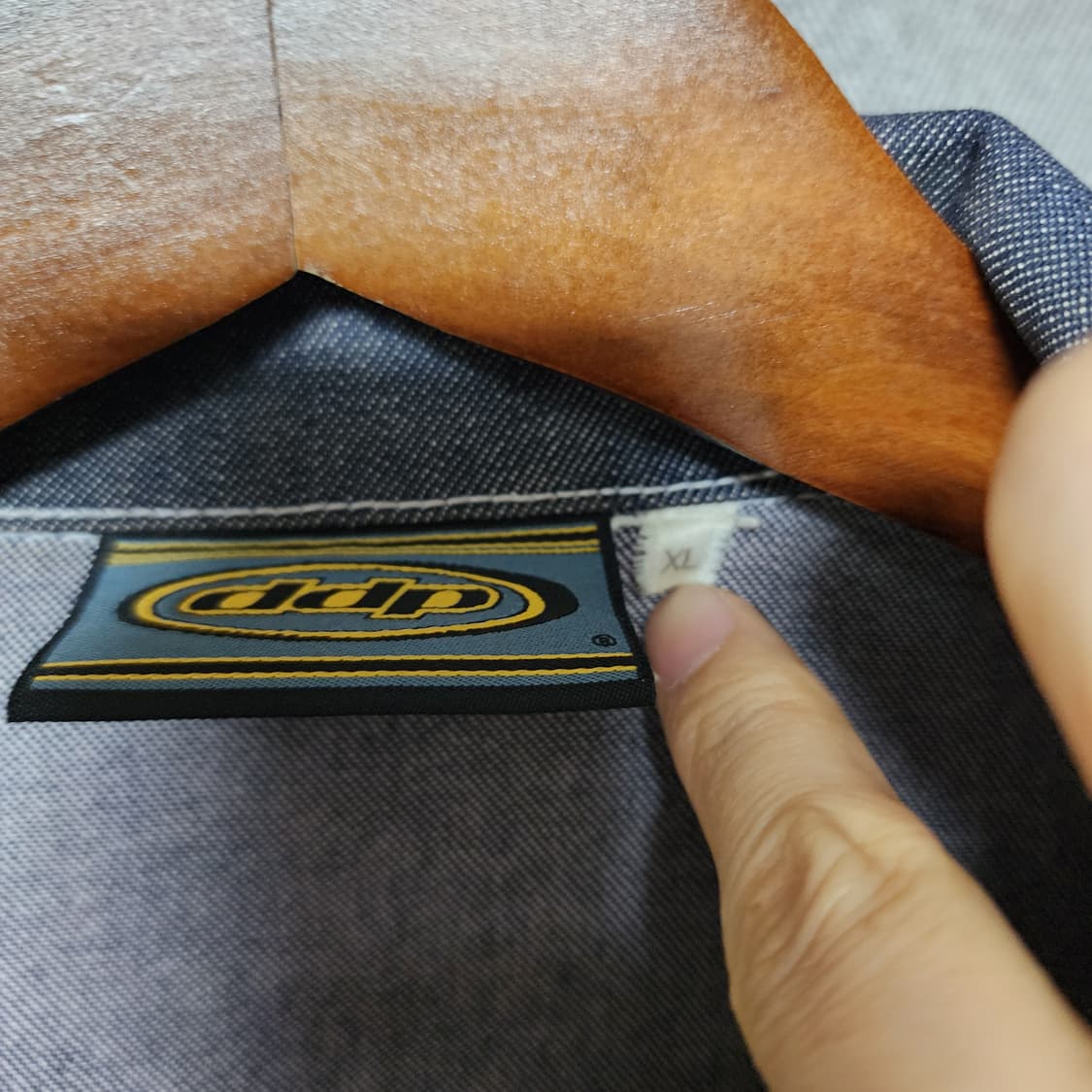 DDP 인디고 워크웨어 집업 자켓 상품이미지4