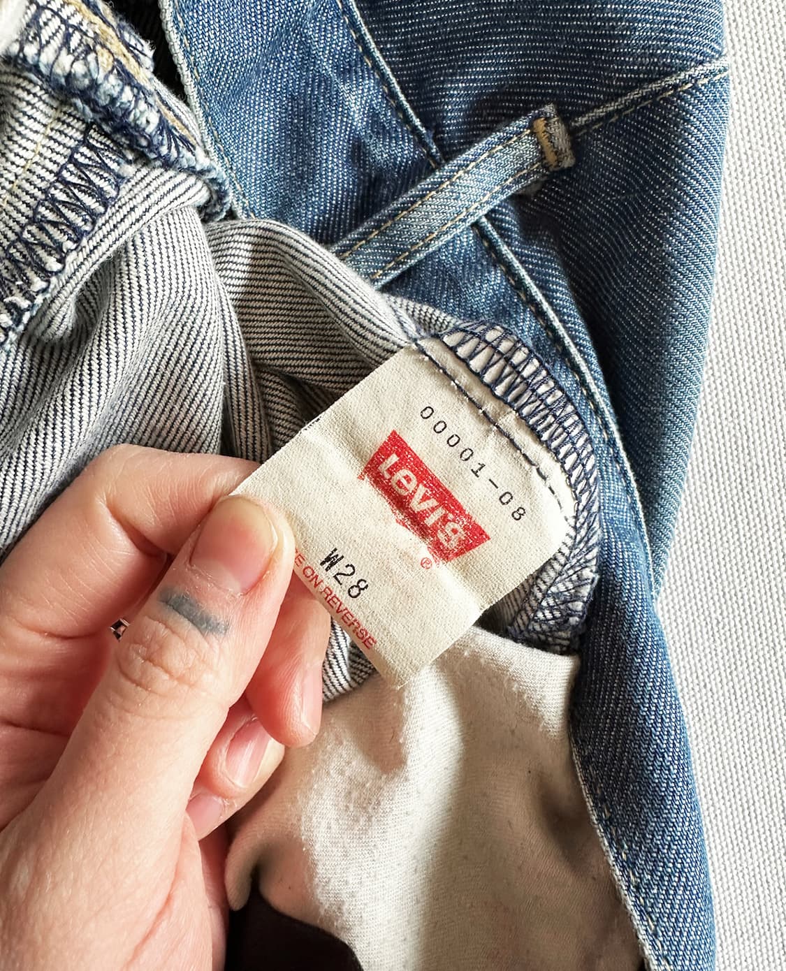 LEVI'S engineered regular blue w28 상품이미지9