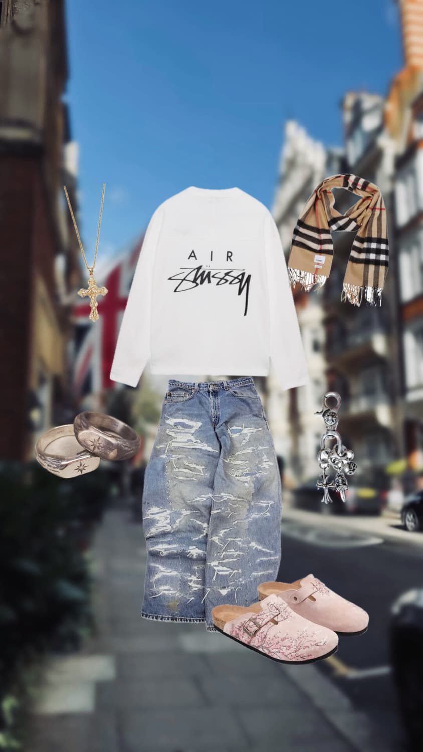 스투시 나이키 롱슬리브 상품이미지1