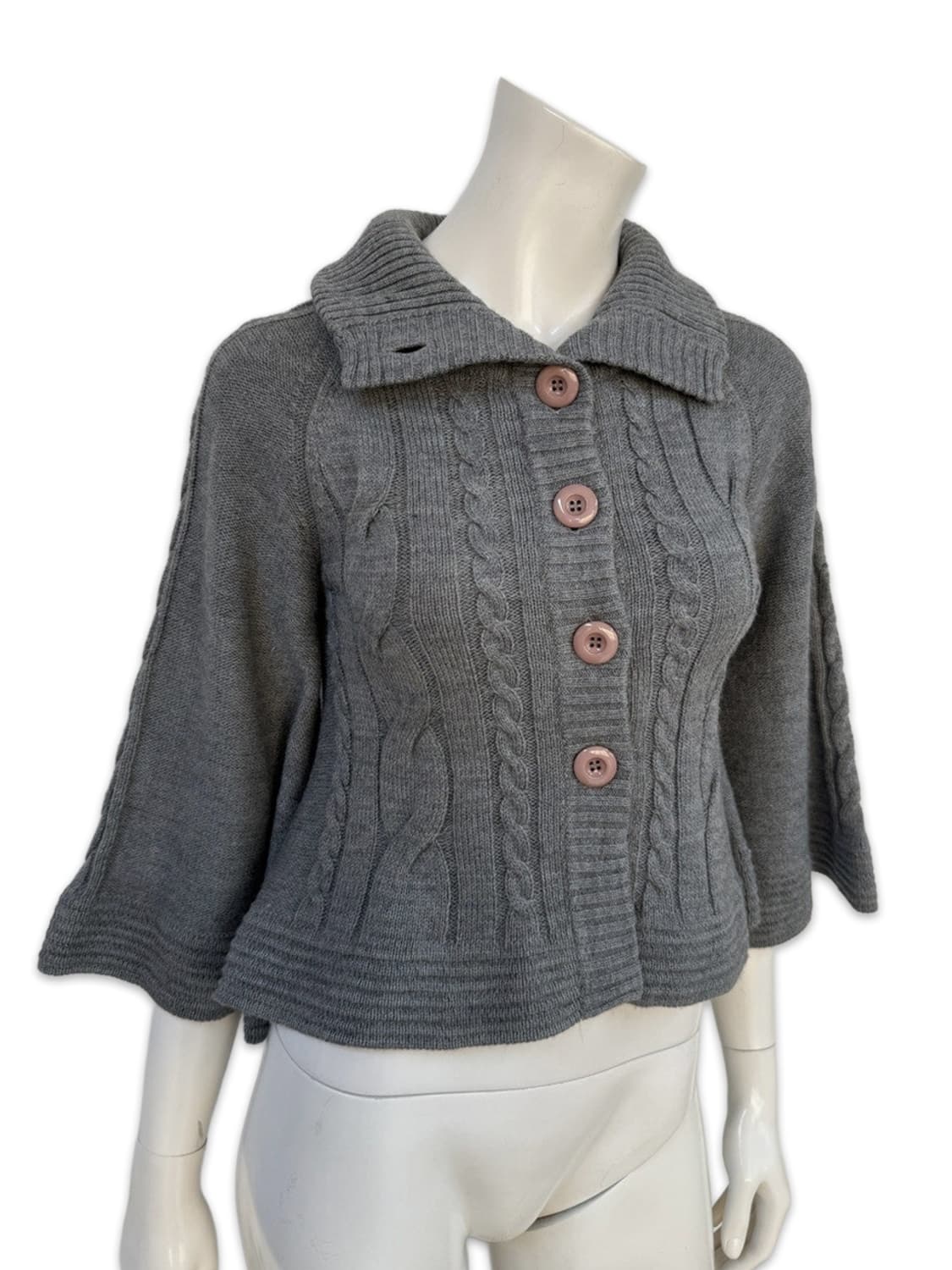 빈티지 그레이 플레어 모리 니트 상품이미지1