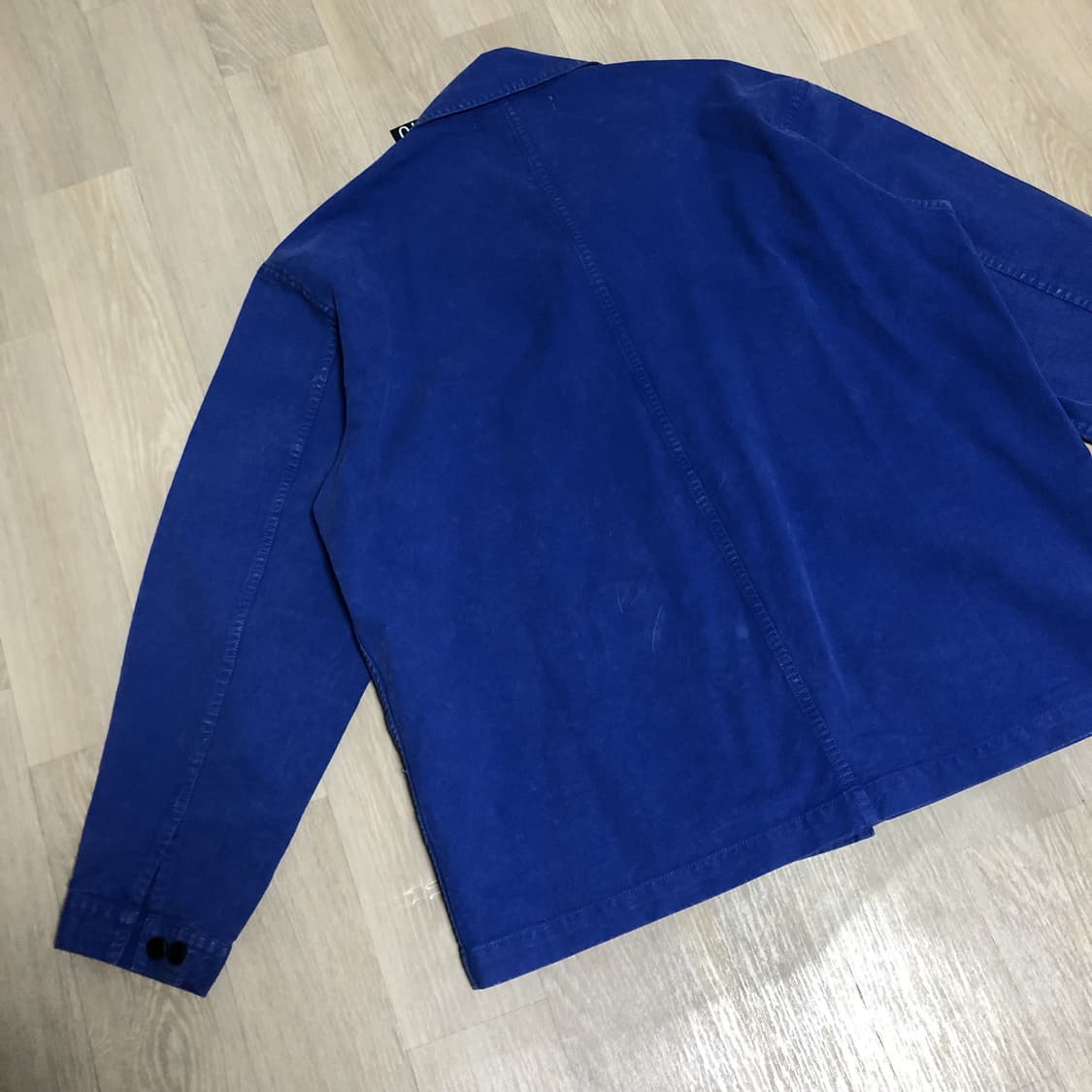 (L) 새상품 파르티멘토 PARTIMENTO 프렌치 워크 자켓 블루 상품이미지9