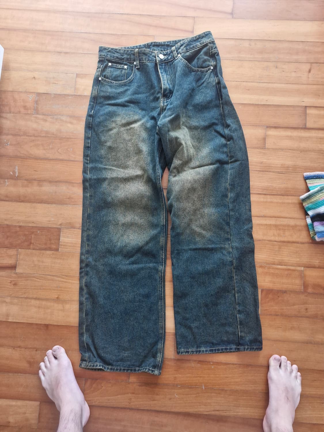 한번도 안입은 보세 빈티지 청바지 상품이미지1