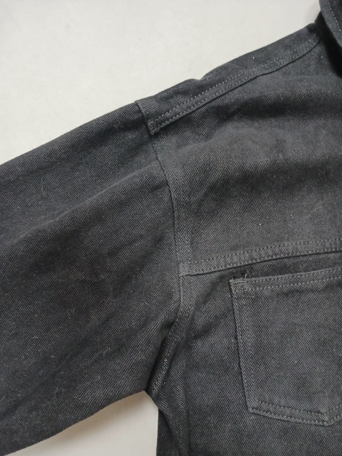 [M] 파르티멘토 트러커 블랙 데님 자켓 상품이미지5