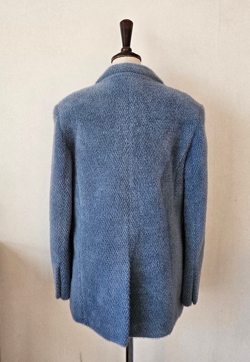 봄 블루 누빔 패딩안감 자켓 골드 버튼 클래식 자켓 44~66 상품이미지7