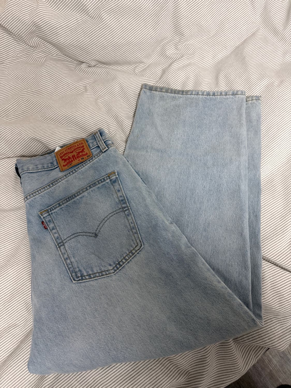 리바이스 578 배기진 연청 36szie 상품이미지1