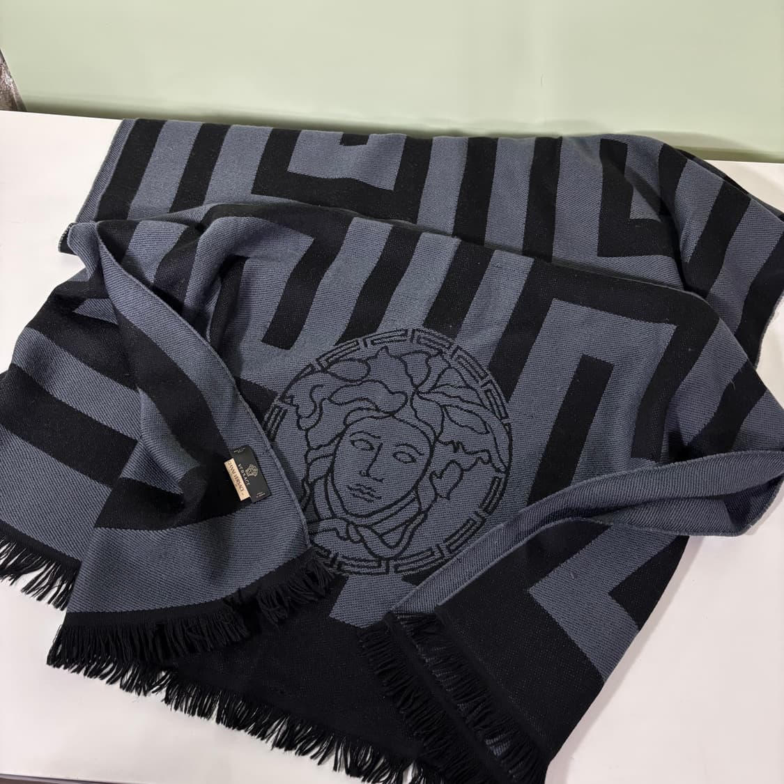 OS 베르사체 그레이 메두사 머플러 목도리 상품이미지1
