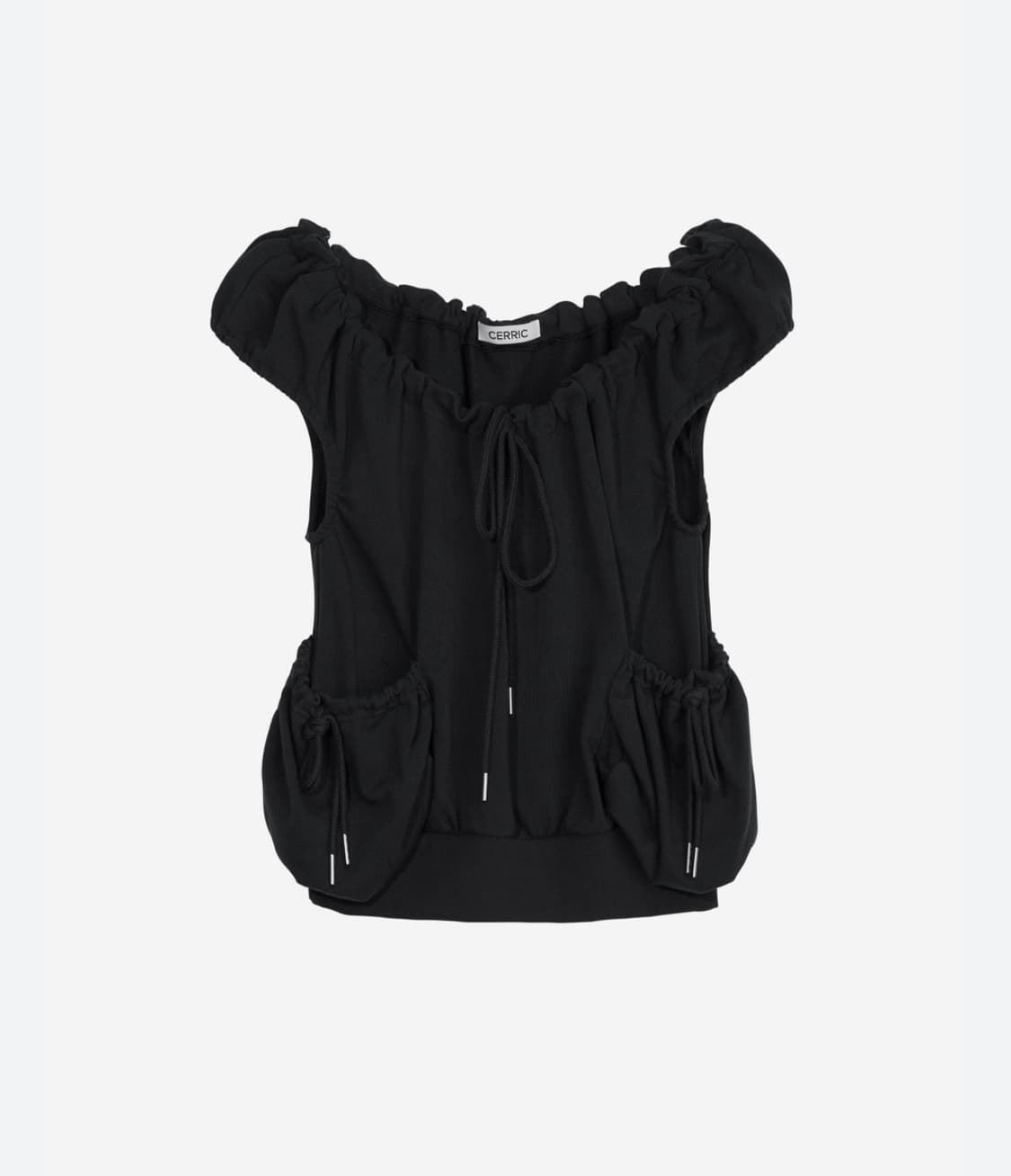 (구함) 세릭 STRING POCKET SWEAT SLEEVELESS 상품이미지1