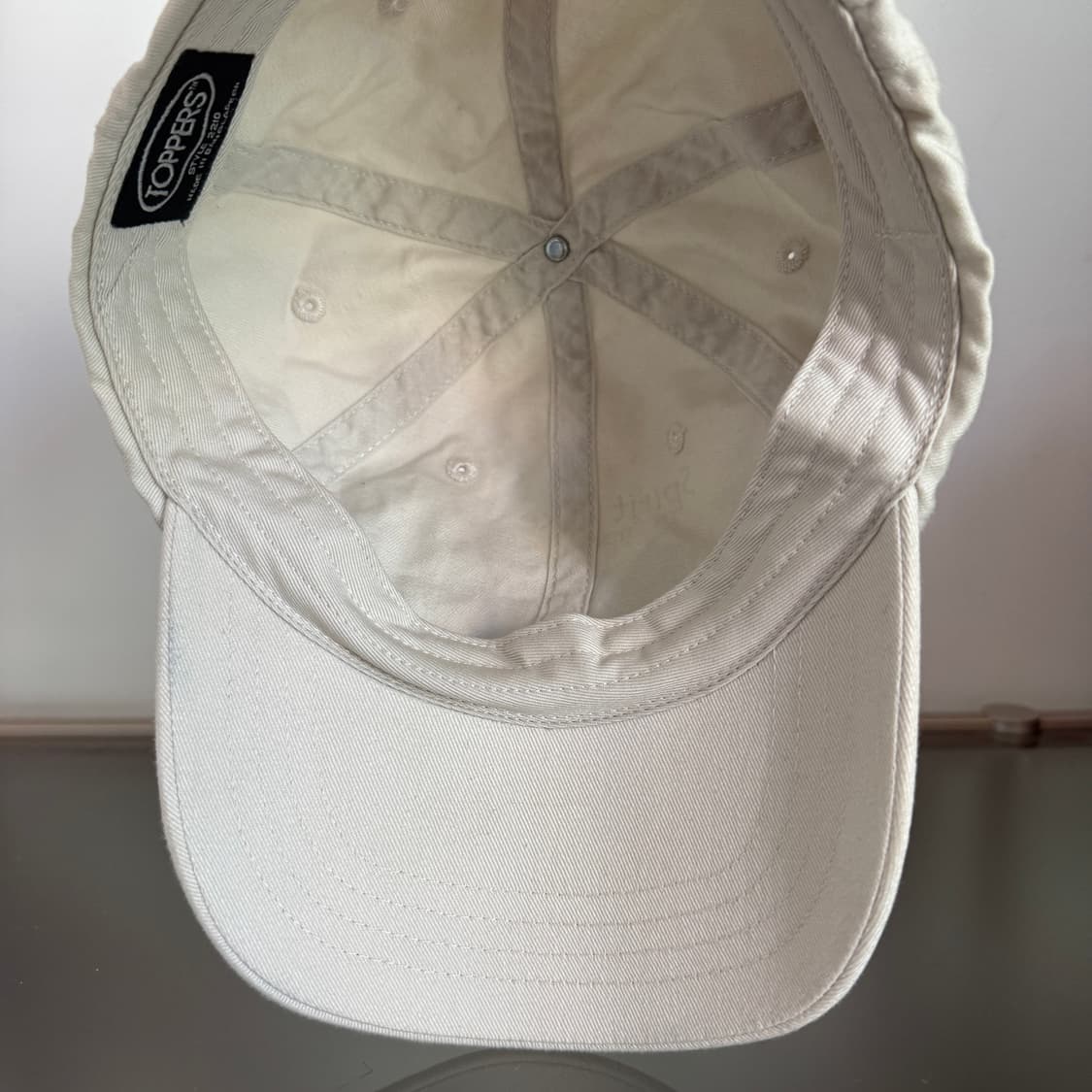 USA lake 빈티지 모자 볼캡 vintage cap 베이지 상품이미지3