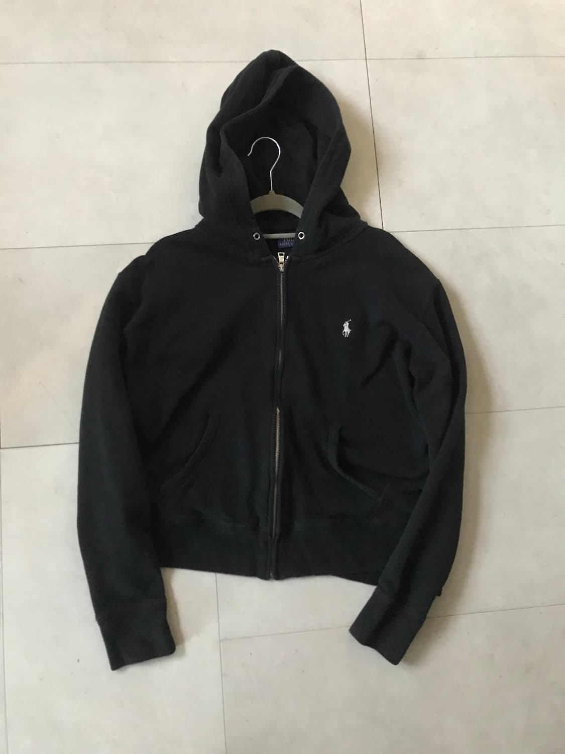 폴로 블랙 후드집업 상품이미지8