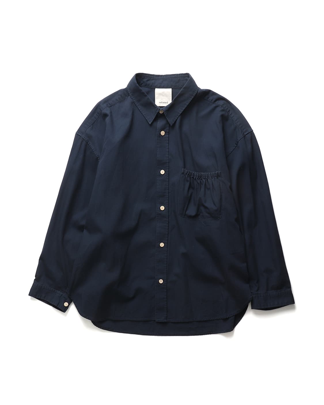 refomed Wrist Patch Wide Shirt 상품이미지1