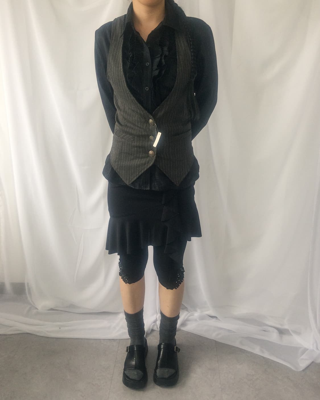 Stripe pattern vest 상품이미지6